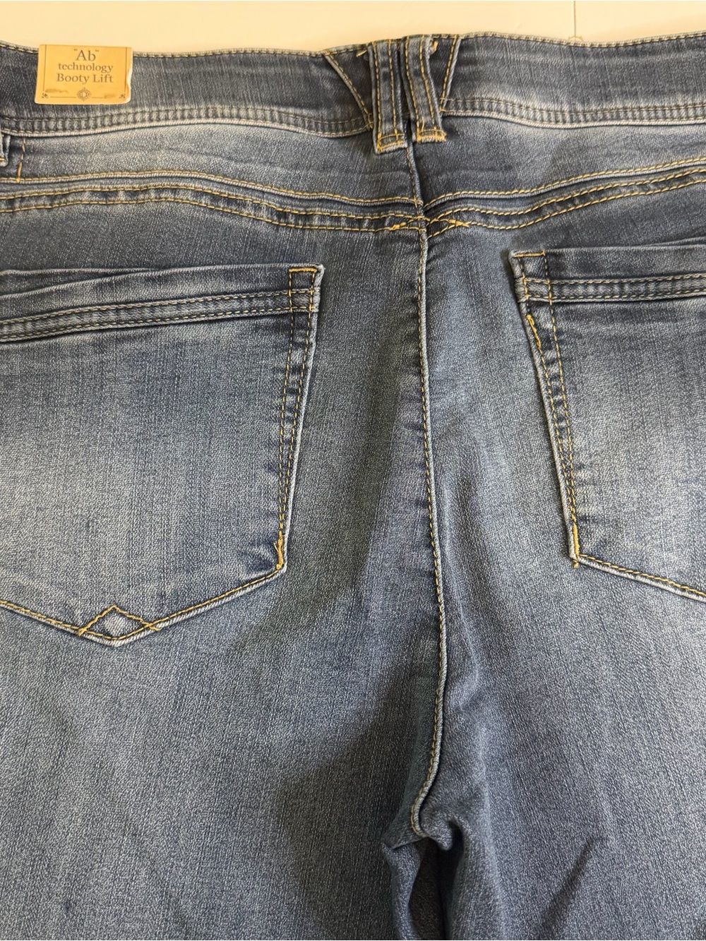 Democracy Ab Technology Freedom Ankle Skimmer Jeans Blue Size 12 NEW - Picture 4 of 11